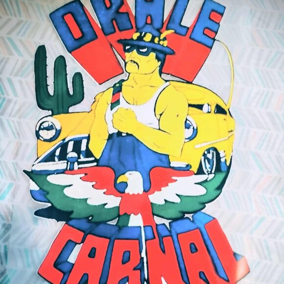 Vintage Orale Carnal - IRON ON TRANSFER - Heat Transfer Patch - Rare - Picture 3 of 5